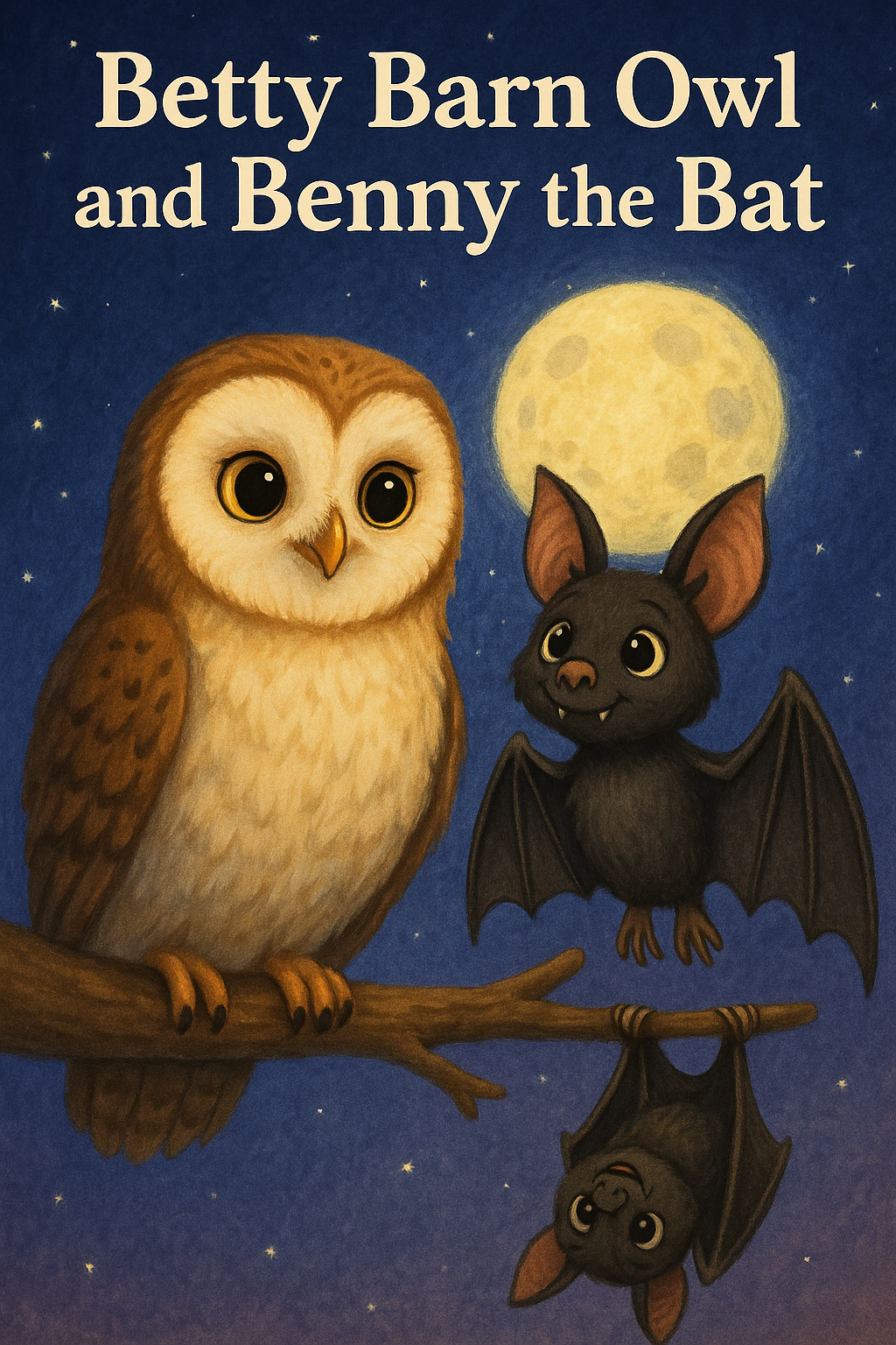 Betty Barn Owl and Benny the Bat: A Tale of Friendship